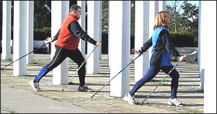 Nordic Walking Laufstrecke